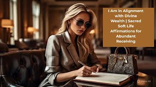 I Am in Alignment with Divine Wealth Sacred Soft Life Affirmations for Abundant Receiving screenshot 4