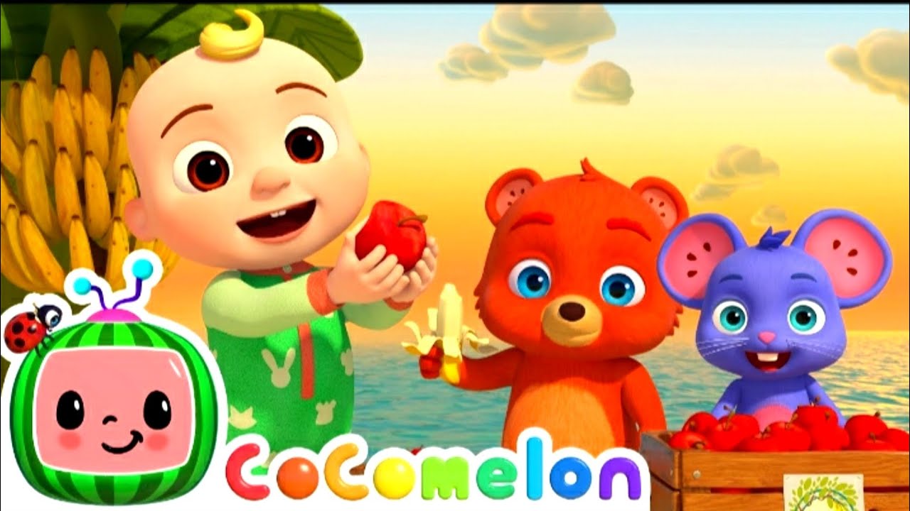 Apples and Bananas Song Animal Time Animal Songs for Kids