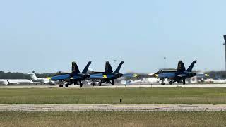 Us navy blue angels Thursday demo for the 2026 fourleaf airshow
