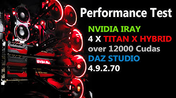 NVIDIA IRAY with 4 x Titan X Hybrid in DAZ Studio 4.9.2.70 by MEC4D