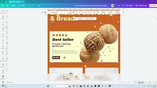 Tutorial Menu Website on Canva - Theme : Bakery
