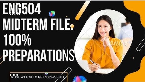 ENG504 Quiz 1,2,3 | Midterm File. Quizzes | Past solved papers | part One