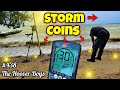 STRANDED on a Beach Finding OLD Coins the Storm Kicked Up