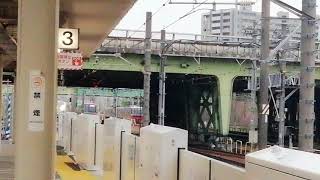 683系8000番台N03編成特急しらさぎ回送列車金山3番線通過