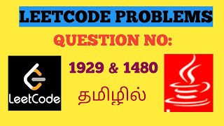1929,1480 -Leetcode Problems on arrays #dsa #oop #java # leetcode