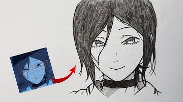 How to Draw Reze from Chainsaw Man Step by Step | Easy Anime Drawing Tutorial 