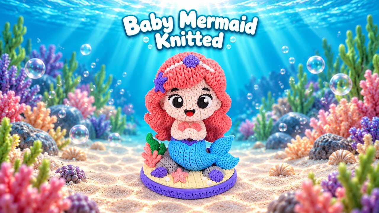 Baby Mermaid - Knitted Version - Multipart (NO AMS) - YouTube