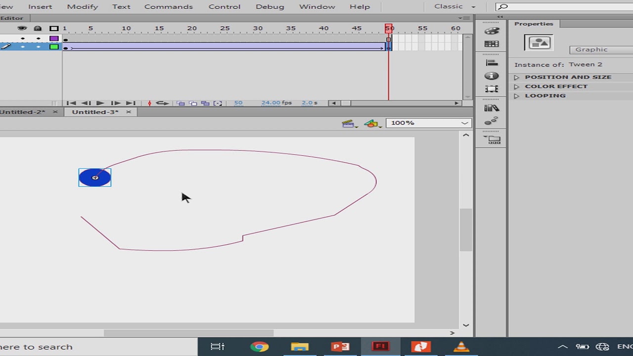 create animation use motion Guide with Adobe Flash Player - YouTube