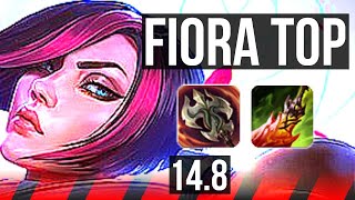 FIORA vs DARIUS (TOP) | 7k comeback, 68% winrate | NA Master | 14.8