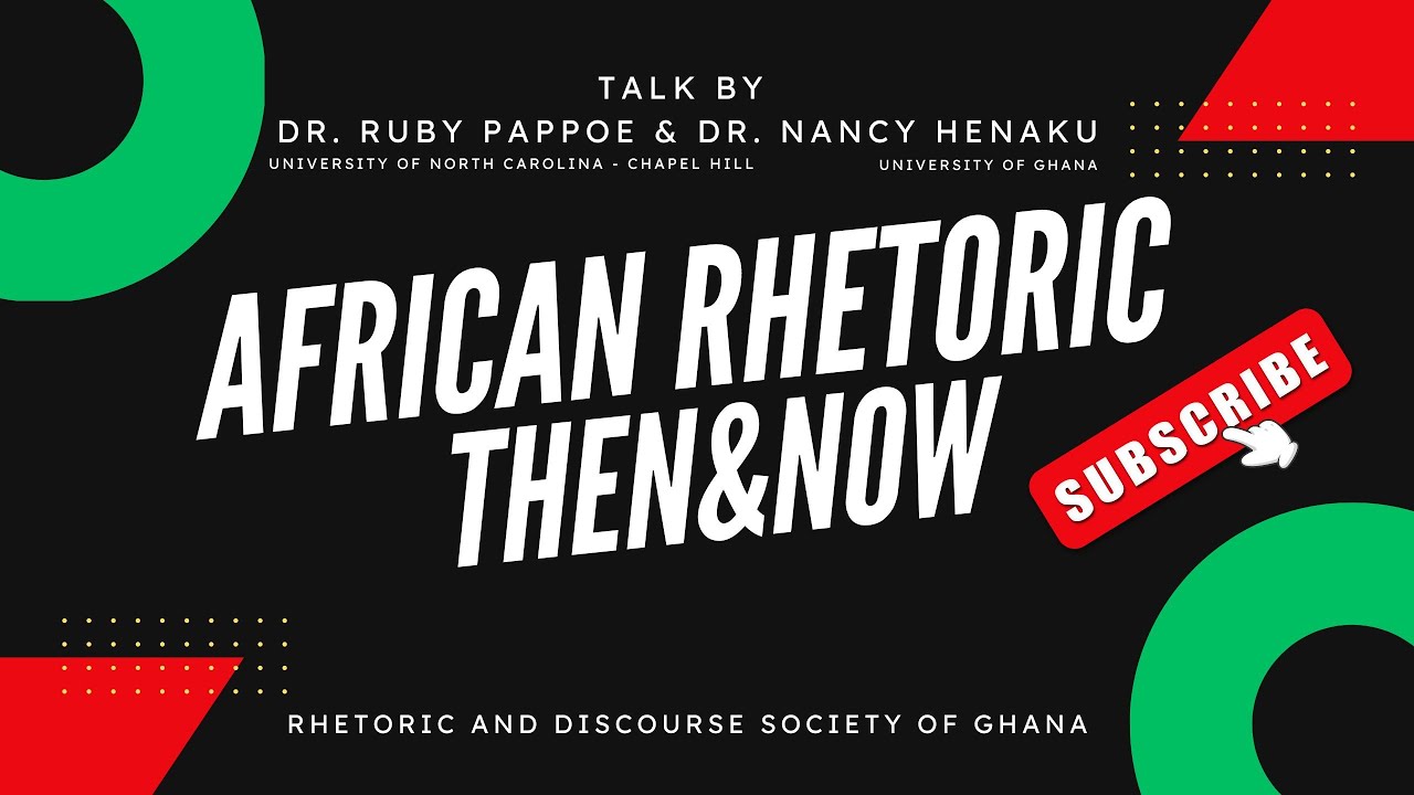 African Rhetoric Then and Now - An RDSG Webinar - YouTube
