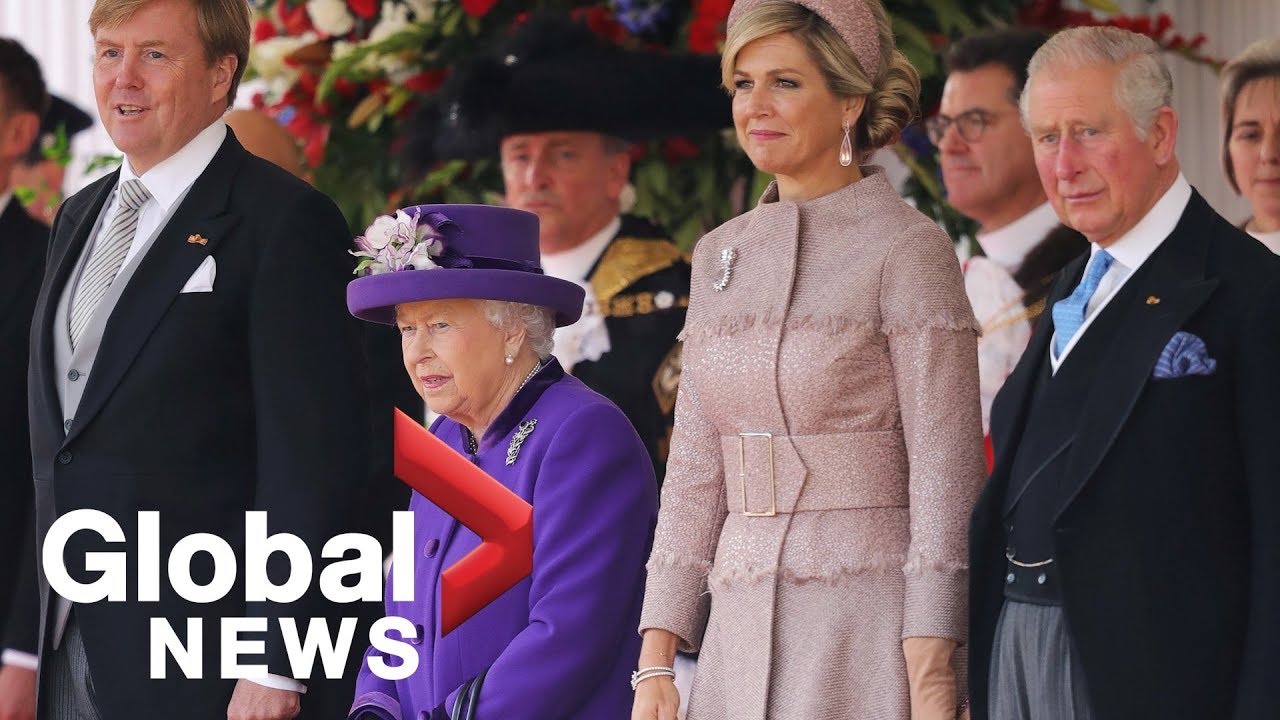 Dutch King And Queen Formally Welcomed By Queen Elizabeth On First