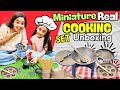 Miniature real cooking set  kitchen set for girls  unboxing vlog in hindi samayranarula unboxing