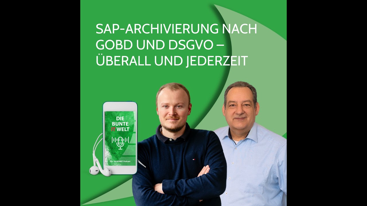 SAP-Archivierung nach GoBD und DSGVO