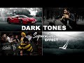 How to edit dark tones separation effect in lightroom