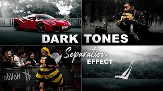 How to Edit DARK TONES Separation Effect in Lightroom! screenshot 2