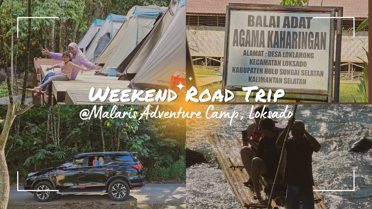 Road Trip Menuju Malaris Adventure Camp Loksado.. Melintas Pemukiman Dayak Meratus..