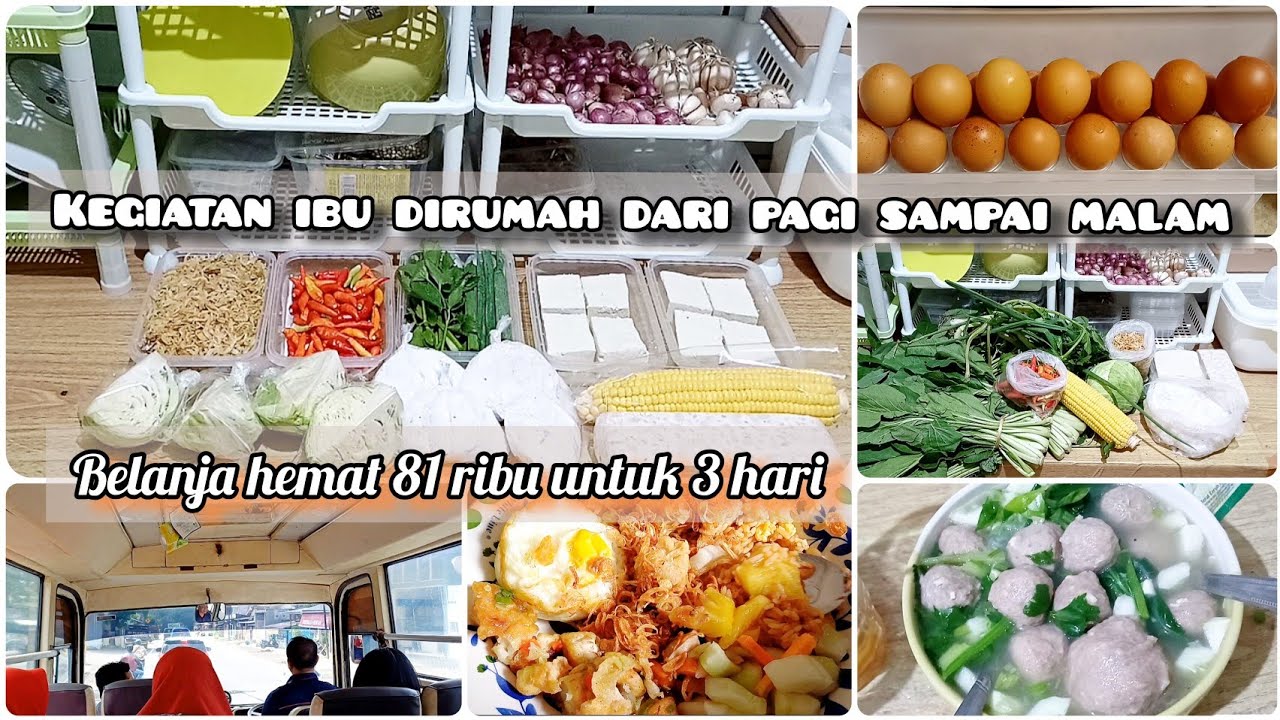 KEGIATAN IBU DENGAN 1 ANAK DIRUMAH DINAS | ARISAN | BELANJA HEMAT | FOOD PREP SIMPEL | 