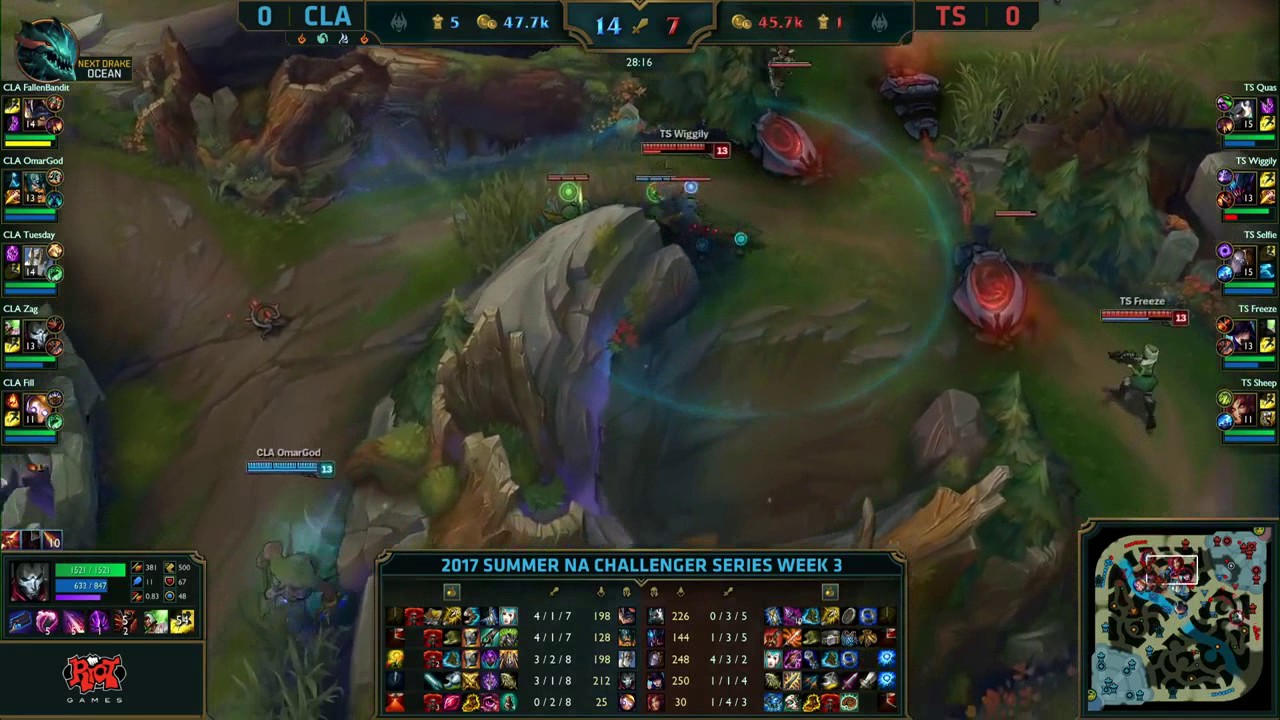 [23/6/2017] Highlight Game 1 - CLG vs TS - Highlight NA LCS Mùa Hè 2017