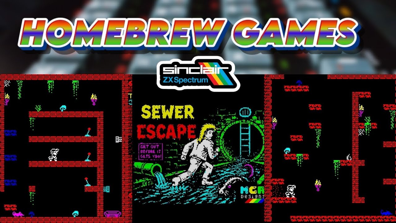 Sewer Escape - New Zx Spectrum Game 2026 - YouTube