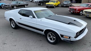 Test Drive 1973 Ford Mustang Mach 1 Fastback SOLD $19,900 Maple Motors #1550