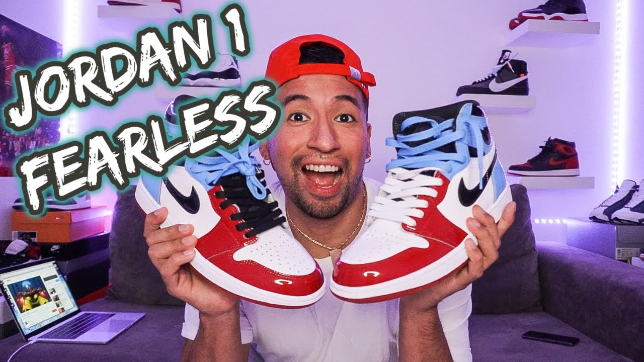 precisamente danza Anillo duro ESTA JORDAN 1 ES PURO FUEGO! JORDAN 1 FEARLESS REVIEW & ON FEET - YouTube