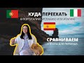 КАК ВЫБРАТЬ СТРАНУ ДЛЯ ПЕРЕЕЗДА // ПОРТУГАЛИЯ // ИСПАНИЯ // ИТАЛИЯ