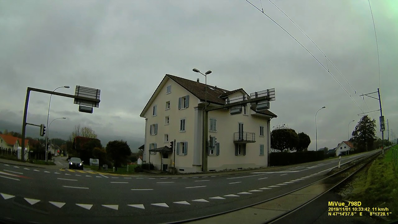 CH: Mosen. Gemeinde Hitzkirch. Kanton Luzern. Ortsdurchfahrt. November 2019