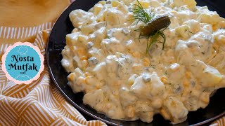 Hardallı Mayonezli Patates Salatası Tadına Doyulmayacak Lezzet- PotatoSalad with Mustard&Mayonnaise
