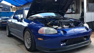 Garrett T25 Turbo B20vtec Dyno Day