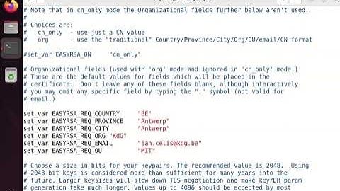 Howto setup a certificate authority in ubuntu