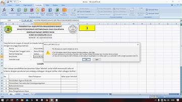 Cara membuat SKL pada EXCEL dengan mudah dan cepat