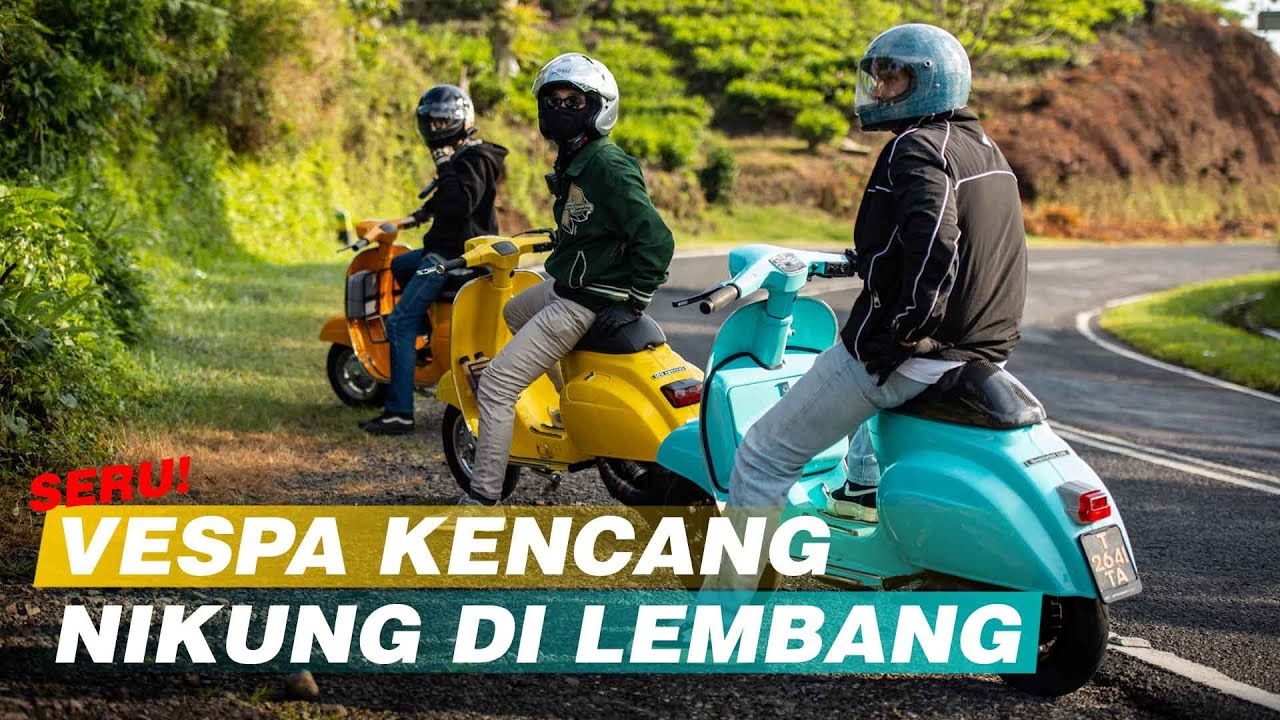 Rombongan Vespa Jengat di Lembang!