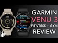 Garmin VENU 3 Fitness   Gym review!