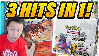 TRIPLE HIT Pack?! We Pulled The CHARIZARD! - Legendary Treasures Box Opening