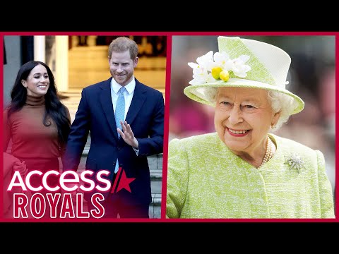 Video: Meghan Markle Schaut Mit Queen Elizabeth