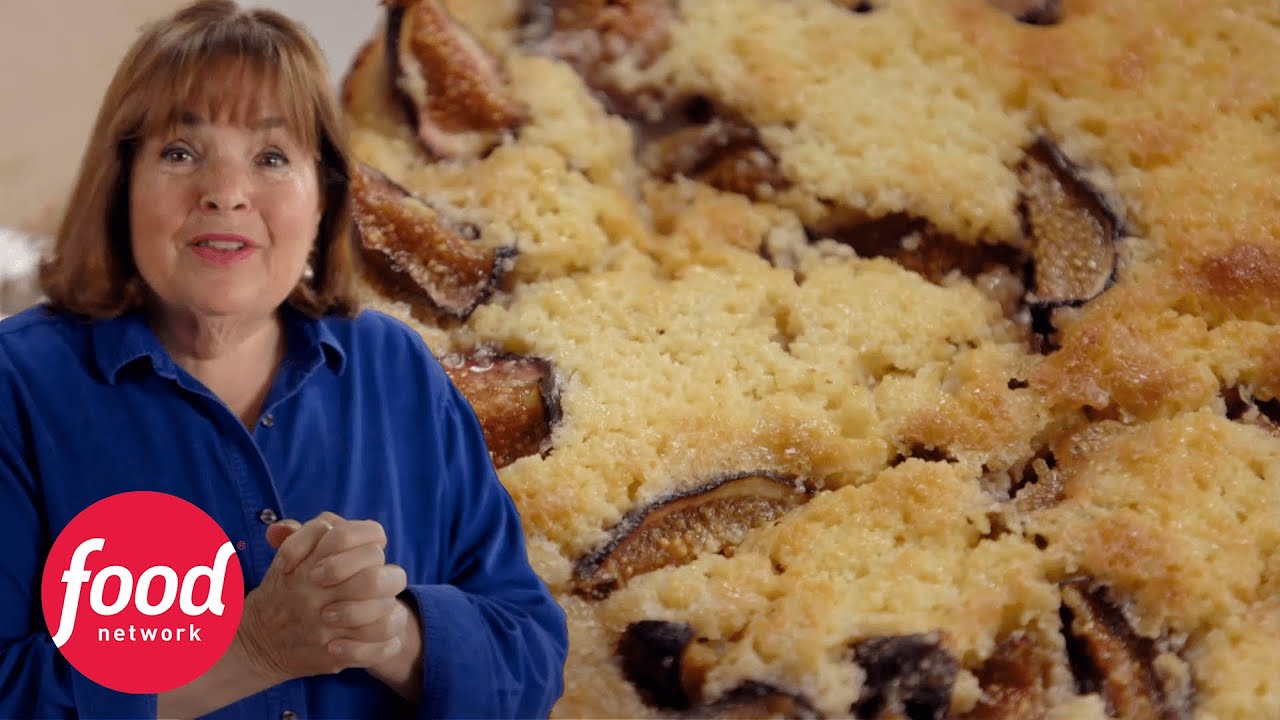 Pastel de higos frescos y queso ricotta | Cocinando con Ina Garten | Food Network Latinoamérica