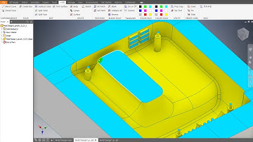 Autodesk Inventor - Mold Design ( Create Insert Core And Pin Core)