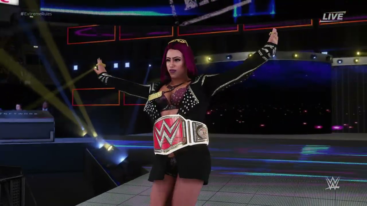 WWE 2K18 PS4 : Sasha Banks : Champion : Entrée