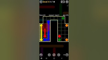 How To Solve Flow Free Inkblot Pack Level 4 8x7 Board Walk Through Solution Walkthrough