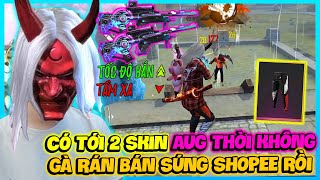 (FREE FIRE) TEST SKIN AUG THỜI KHÔNG BẢN SỐP PI MẤT TIÊU CHỈ SỐ, QUẦN THÁM HIỂM MÀU ĐỎ HIẾM CÓ