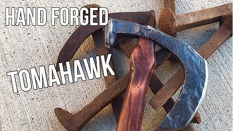 Forging a Tomahawk from a Railroad Spike