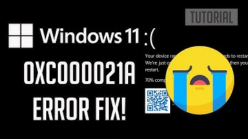 Fix Blue Screen Error 0xc000021a In Windows 11/10 - [2025]