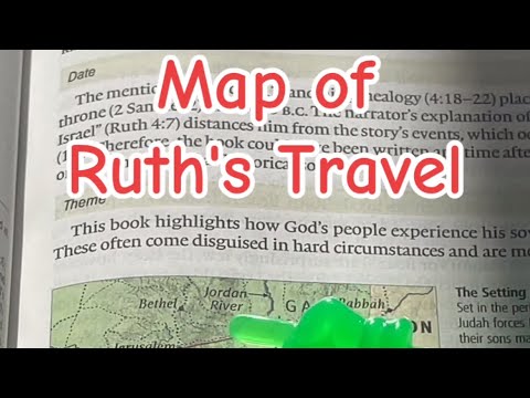 Map For Ruth Map of Ruth's Travel - YouTube