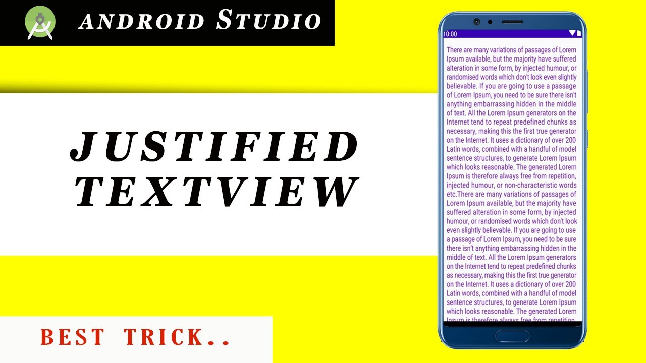 Android Justify Textview