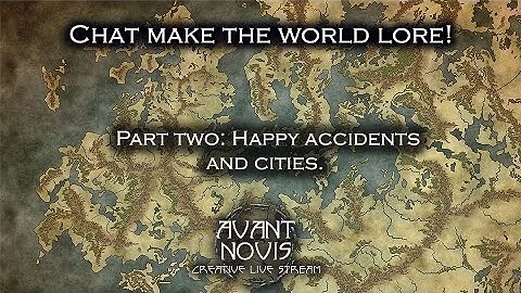 Campaign Map Part TWO! Wonderdraft (and happy accidents) Lore by chat!