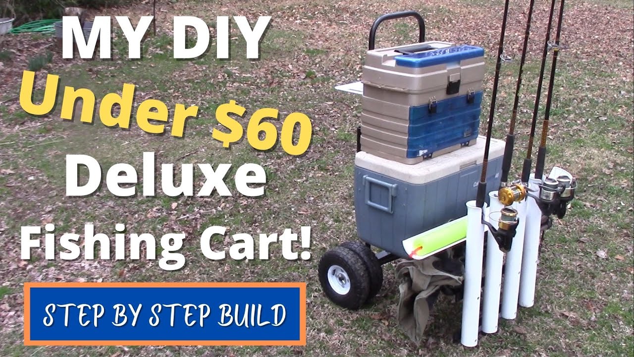 Diy Surf Fishing Cart Build Your Own Step By Step Youtube