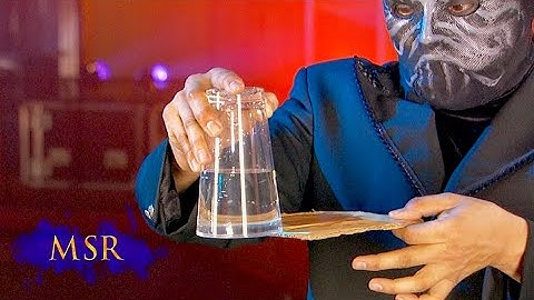WEIRD SCIENCE! WATER MAGICALLY SUSPENDED IN MIDAIR!