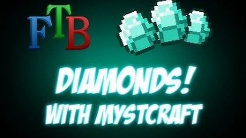 UNLIMITED DIAMONDS in Minecraft FTB w/ Mystcraft (Tutorial)