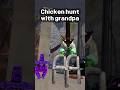 Chicken hunt with grandpa in animal company #animalcompany #shorts