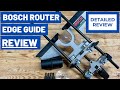 Bosch Deluxe Router Guide (RA1054) - Edge Guide & Circle Guide // Setup & Review